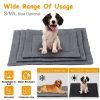 Dog Bed Mat Comfortable Fleece Pet Dog Crate Carpet Reversible Pad Joint Relief  S Size