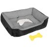 Pet Dog Bed Soft Warm Fleece Puppy Cat Bed Dog Cozy Nest Sofa Bed Cushion Mat XL Size