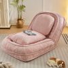 [VIDEO provided] Human Dog Bed ,Lazy Sofa Couch ,5 Adjustable Position,sit,sleep,fold,suit to put in bedroom, living room ,Space Saving Design,Pink