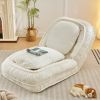 [VIDEO provided] Human Dog Bed ,Lazy Sofa Couch ,5 Adjustable Position,sit,sleep,fold,suit to put in bedroom, living room ,Space Saving Design,White