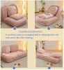 [VIDEO provided] Human Dog Bed ,Lazy Sofa Couch ,5 Adjustable Position,sit,sleep,fold,suit to put in bedroom, living room ,Space Saving Design,Pink