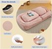 [VIDEO provided] Human Dog Bed ,Lazy Sofa Couch ,5 Adjustable Position,sit,sleep,fold,suit to put in bedroom, living room ,Space Saving Design,Pink