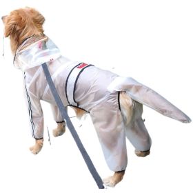 Four-Legged Waterproof All-Inclusive Raincoat for Pets (size: FROST-3XL)