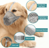 Dog Muzzle, Soft Mesh Covered Muzzles for Small Medium Large Dogs