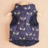 Cartoon Cardigan Waistcoat with Zipper Tractive Hole for Dogs