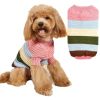 Horizontal Two-Legged Pet Warm Knit Striped Color Knit